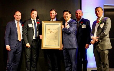 Marcus & Millichap's Eric Anton and Nelson Lee won the 2022 Henry Hart Rice Award from the Real Estate Board of New York
